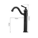 Kit Lavamanos Vessel Alpha Negro y Plateado 36x36 cm + Grifería Alta Negra Tokio + Sifón Push Integrado Premium | Combo Moderno para Baño