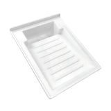 Lavadero plástico blanco efecto granito de 60 por 45 cm