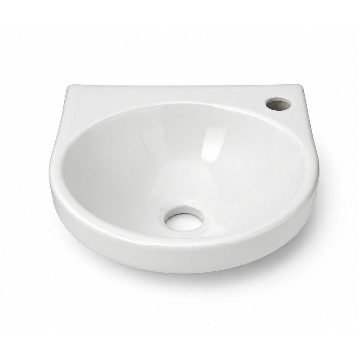 Lavamanos de Colgar Cerámico Blanco 29x29 cm | Lavamanos Compacto Baño Pamo Colombia