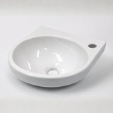 Lavamanos de Colgar Cerámico Blanco 29x29 cm | Lavamanos Compacto Baño Pamo Colombia