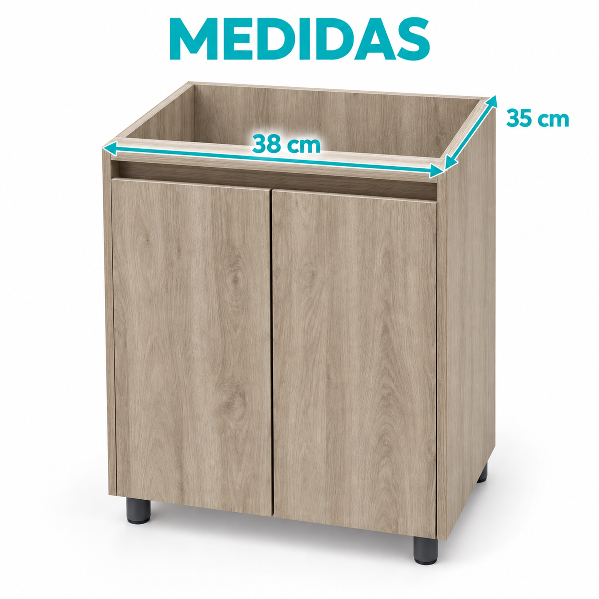 Medidas 38 × 35 cm del mueble base
