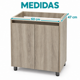 Medidas 60 × 47 cm del mueble base