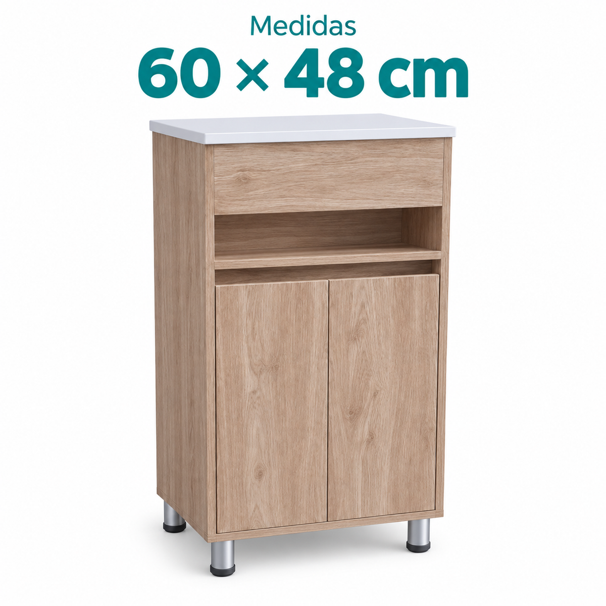 Mueble Para Lavadero 60 X 48 Cm - medidas