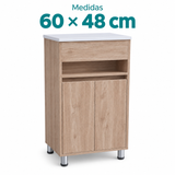Mueble Para Lavadero 60 X 48 Cm - medidas
