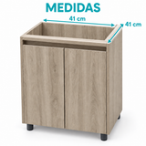 Medidas 41 × 41 cm del mueble base