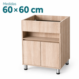 Mueble Para Lavadero 60 X 60 Cm - medidas