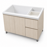 Mueble Con Lavadero Y Cajones 80 X 47 Cm: imagen del producto