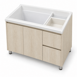 Mueble Con Lavadero Y Cajones 90 X 47 Cm: imagen del producto