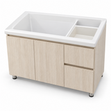 Mueble Con Lavadero Y Cajones 100 X 47 Cm: imagen del producto