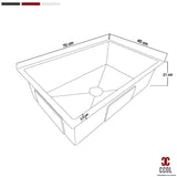 Lavaplatos Lujo Acero Inoxidable 70 x 45  Alta Calidad