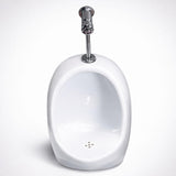 Orinal en Porcelana Blanco de Pared con Adaptador y Sifón | Urinario Cerámico Valdini