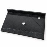 Placa De Mármol Negra Para Lavamanos 60 X 47 Cm - fondo blanco