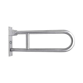 Barra De Seguridad Abatible 80 cms En Acero Inoxidable