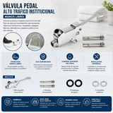 Válvula pedal institucional manos libres del combo
