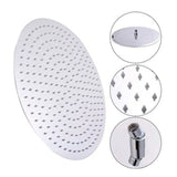 Regadera Acero Ultraplana 25 cms Redonda Alta Calidad Sin Tubo