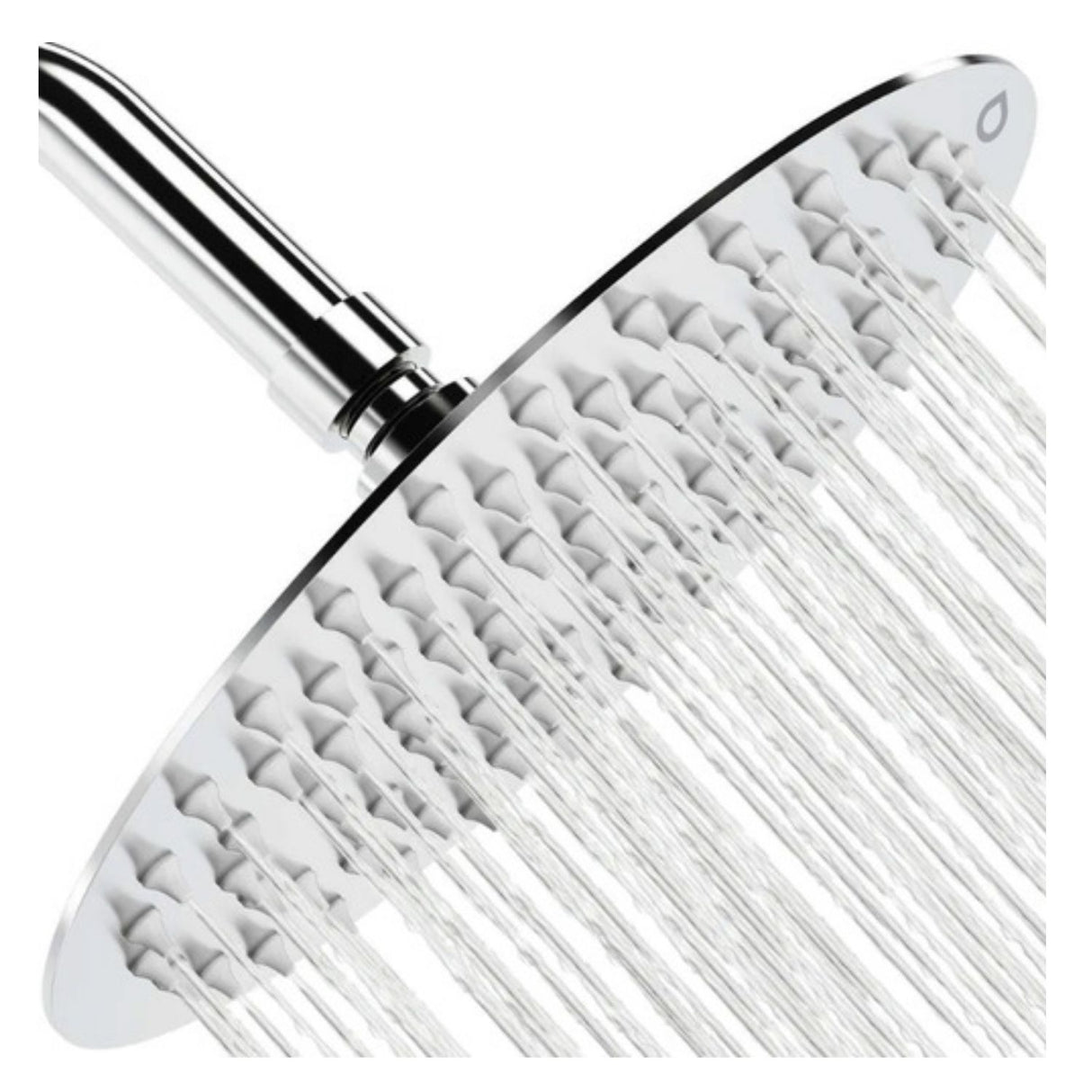 Regadera Acero Ultraplana 25 cms Redonda Alta Calidad Sin Tubo