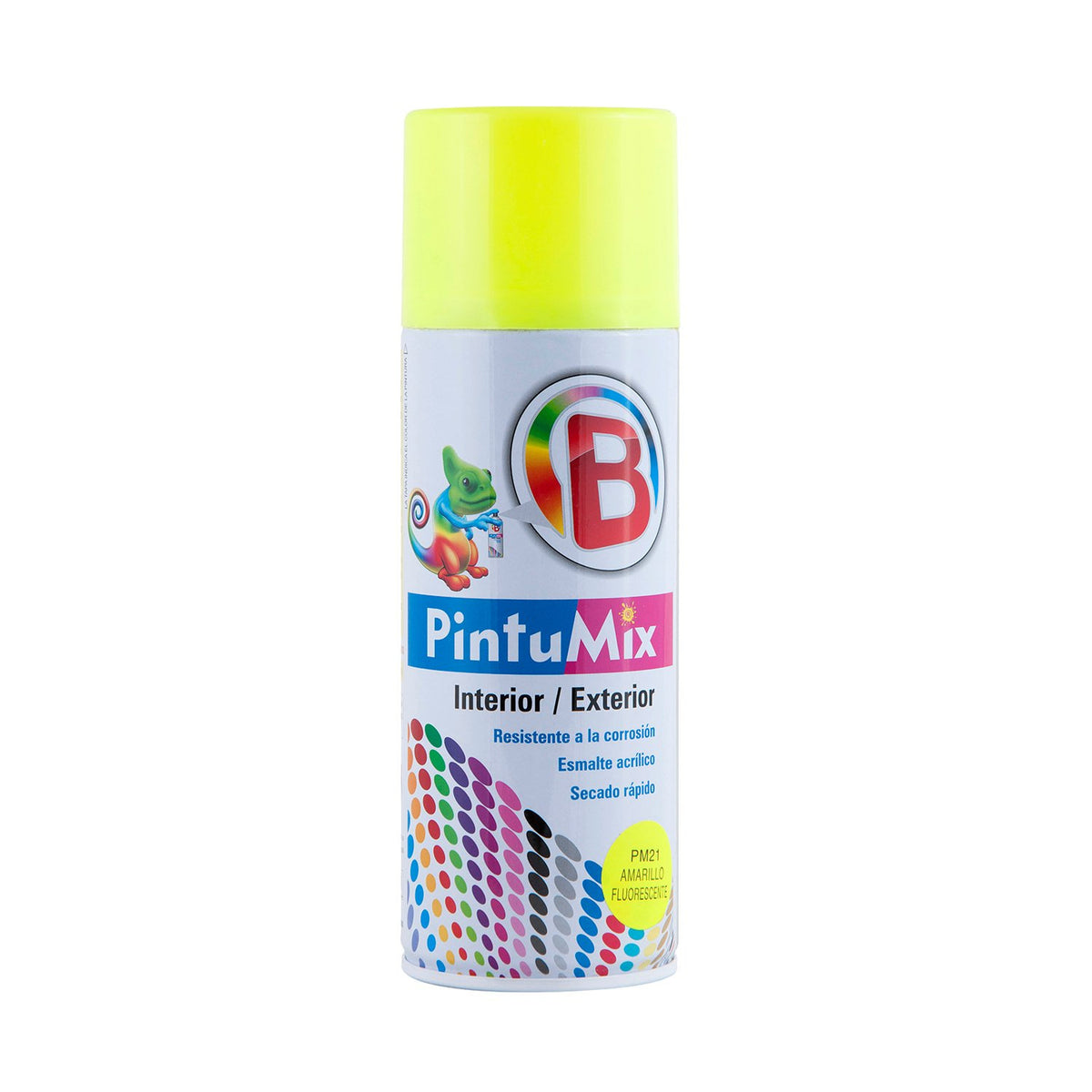 Pintura en Aerosol Amarillo Fluorescente de 400 ml — fotografía del producto