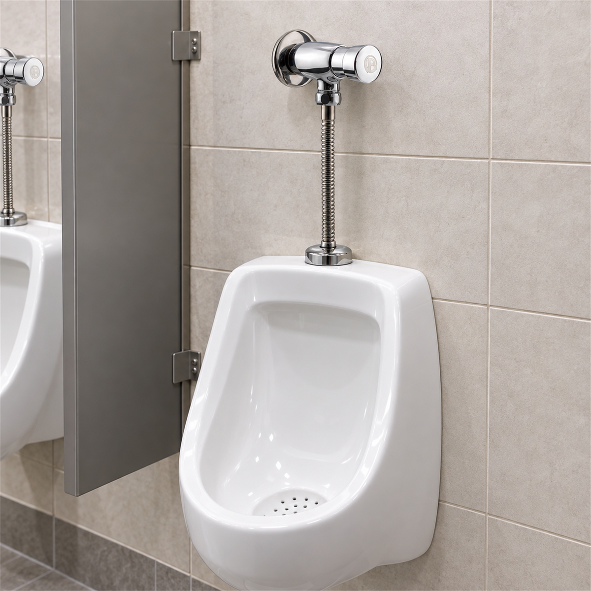 Llave Para Orinal En Bronce Y Zinc – Ambientación amplia realista