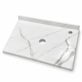 Placa Sinterizada Blanca Para Lavamanos 70 X 47 Cm - fondo blanco