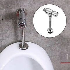 Grifería Push para Orinal 100% Metálica con Sistema Automático y Adaptador