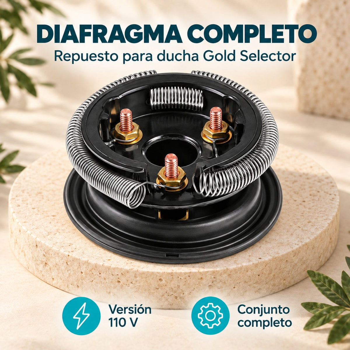 Características de Diafragma Completo Gold Selector 110 V