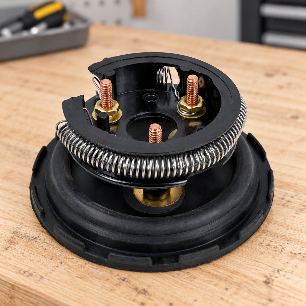 Diafragma completo para ducha Zent con selector 220 V — vista del repuesto