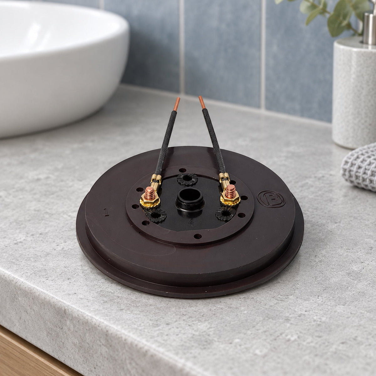 Repuesto para ducha R-2A2-220 en ambiente de baño, sin instalar