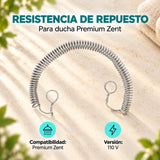 Resistencia para ducha Premium Zent 110 V — compatibilidad y voltaje