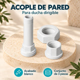 Características de Acople De Pared Blanco Para Ducha Dirigible
