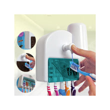 Dispensador Crema Dental Y 5 Cepillos Válvula Antigoteo (7602847154342)