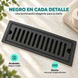 RN20B: infografía de detalle de la rejilla ranurada