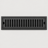 Rejilla lineal ranurada negra 30 x 10 cm — producto