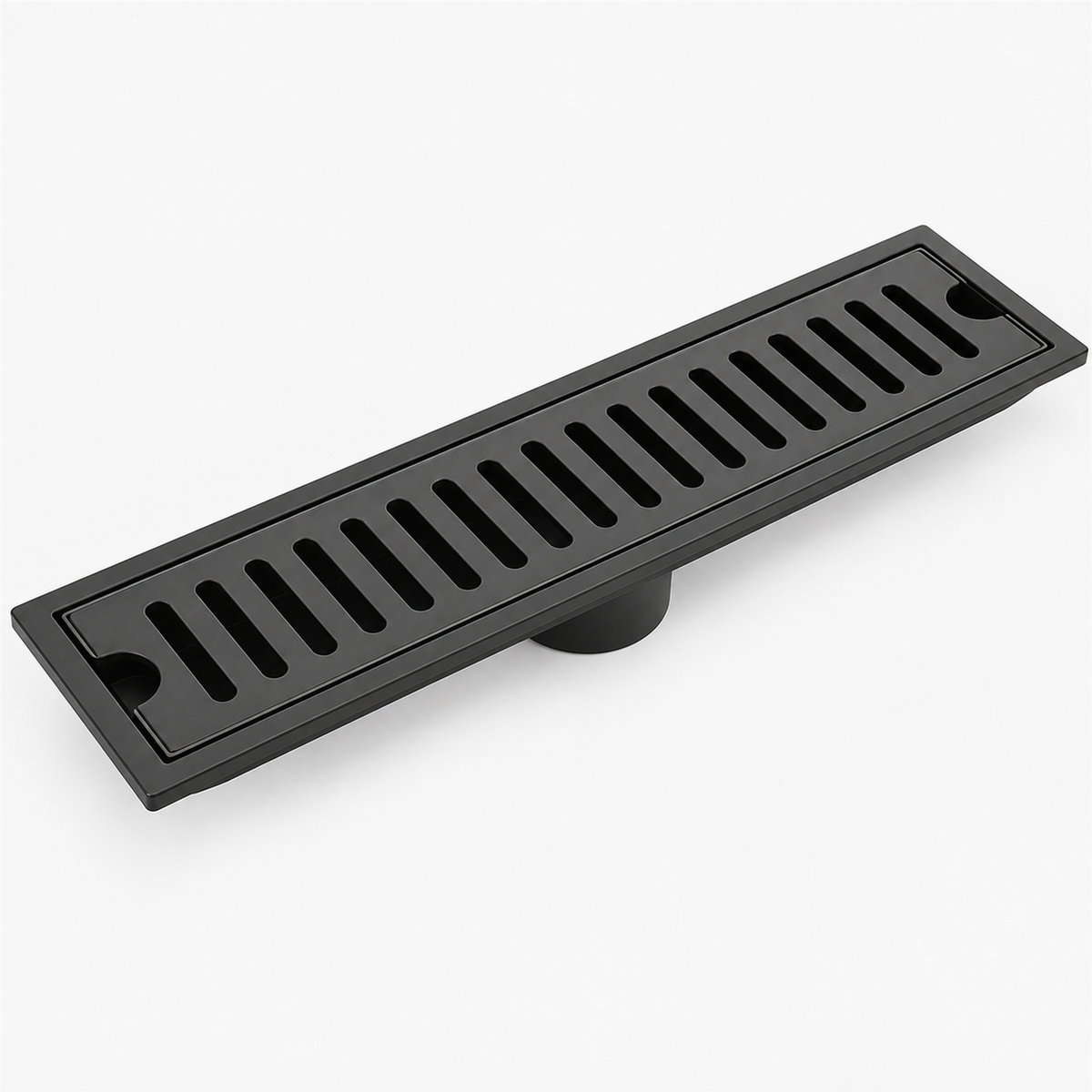 Rejilla Lineal Ranurada Negra Para Piso 40 x 10 cm — producto