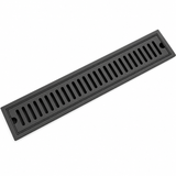 Rejilla Lineal Ranurada Negra Para Piso 60 x 10 cm — producto