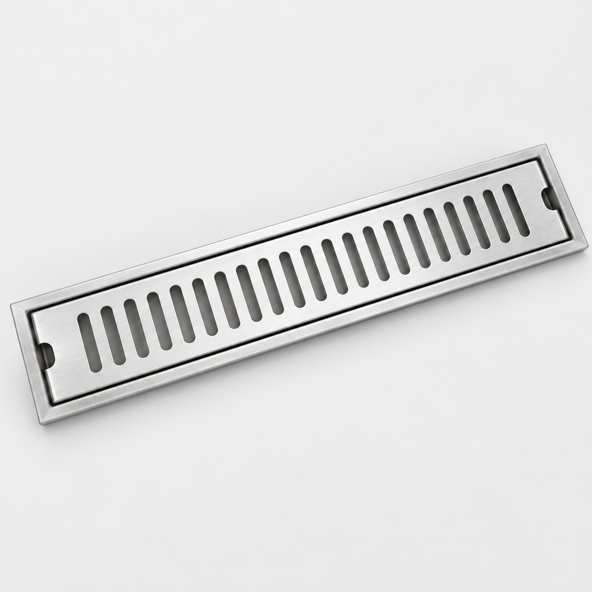 Rejilla Lineal Ranurada Satinada Para Piso 60 x 10 cm — producto