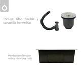 Lavaplatos Acero 304 De 60x40 cm