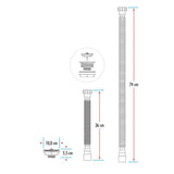 Sifon Lavaplatos Flexible Con Canastilla 4 Boccherin