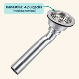 Canastilla de 4 pulgadas para lavaplatos