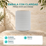 Película Stretch Transparente 12,5 cm · 18 micras · características