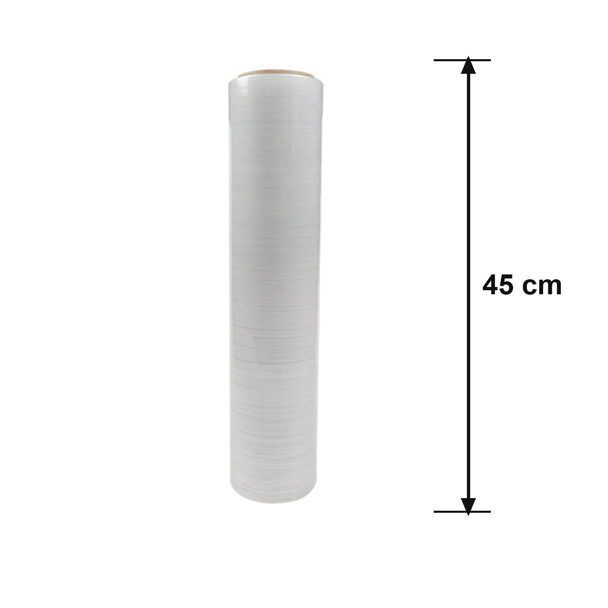 Película Stretch Transparente 45 cm · 18 micras · medidas