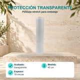 Película Stretch Transparente 45 cm · 18 micras · características