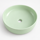 Lavamanos De Sobreponer Redondo Verde Apple 36 X 36 X 15 cm — producto