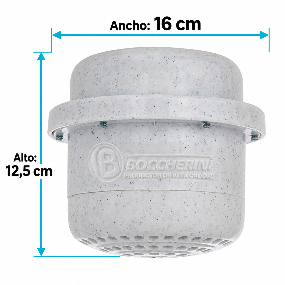 Medidas verificadas de Ducha Eléctrica Victory Mármol 110 V Sin Miniducha, 16 cm