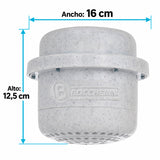Medidas verificadas de Ducha Eléctrica Victory Mármol 110 V Sin Miniducha, 16 cm