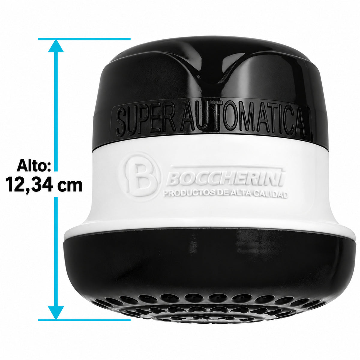 Medidas verificadas de Ducha Eléctrica Gold Superautomática Negra 110 V Sin Miniducha