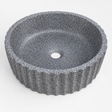 Lavamanos De Sobreponer Stone Humo 36 X 36 X 12 cm — producto