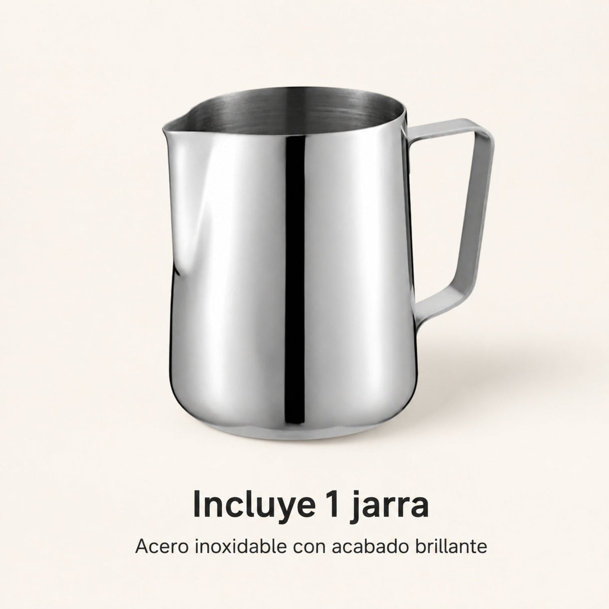 Contenido del paquete: una jarra de acero inoxidable
