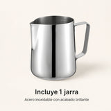 Contenido del paquete: una jarra de acero inoxidable
