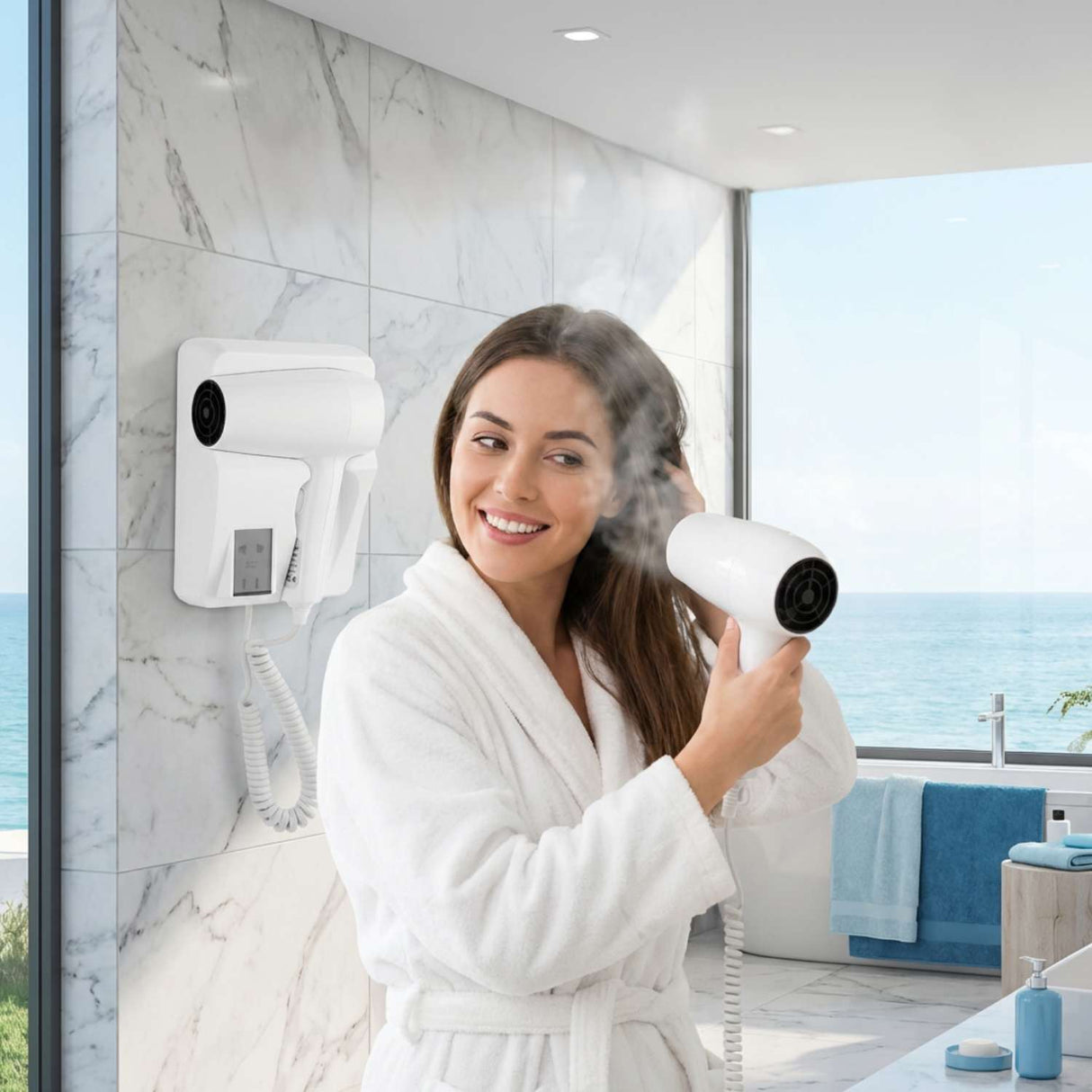 Secador de Cabello Empotrable Tipo Hotelero