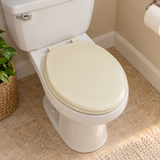 Tapa Asiento Beige Sencilla Para Sanitario — segunda ambientación